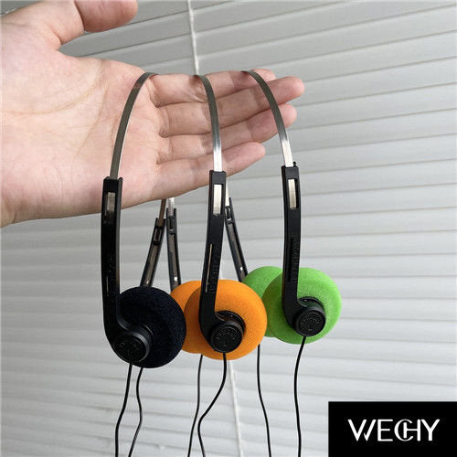 Ins New Underwire Headphone Music Mp3 Walkman Retro Feelings Portable Voice Wired Small Headphones Sports Fashion Photo Props