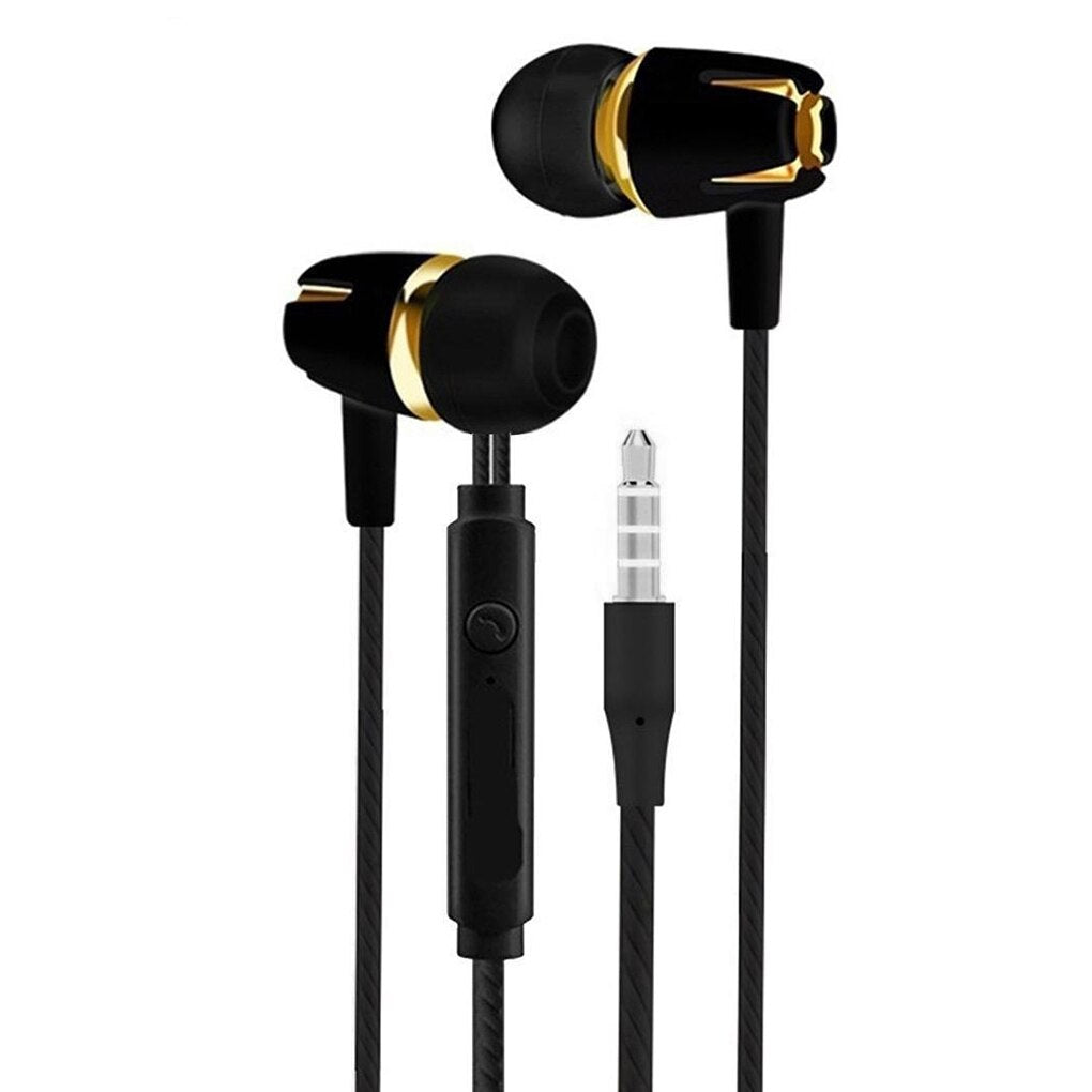 Wired Gaming Earphone Traveling in-ear Soft Eartips Headphone Music Listening 3.5mm Sports Earbuds Headset 120cm