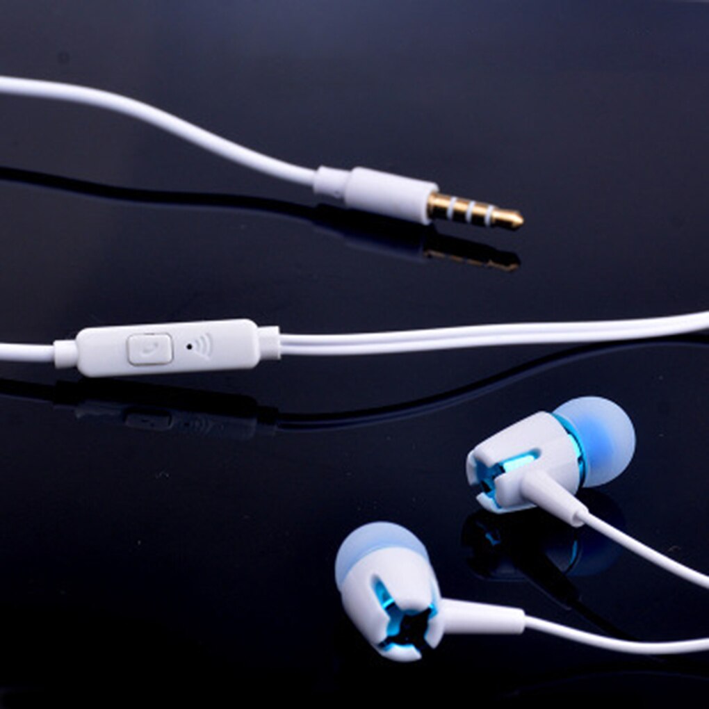 Wired Gaming Earphone Traveling in-ear Soft Eartips Headphone Music Listening 3.5mm Sports Earbuds Headset 120cm