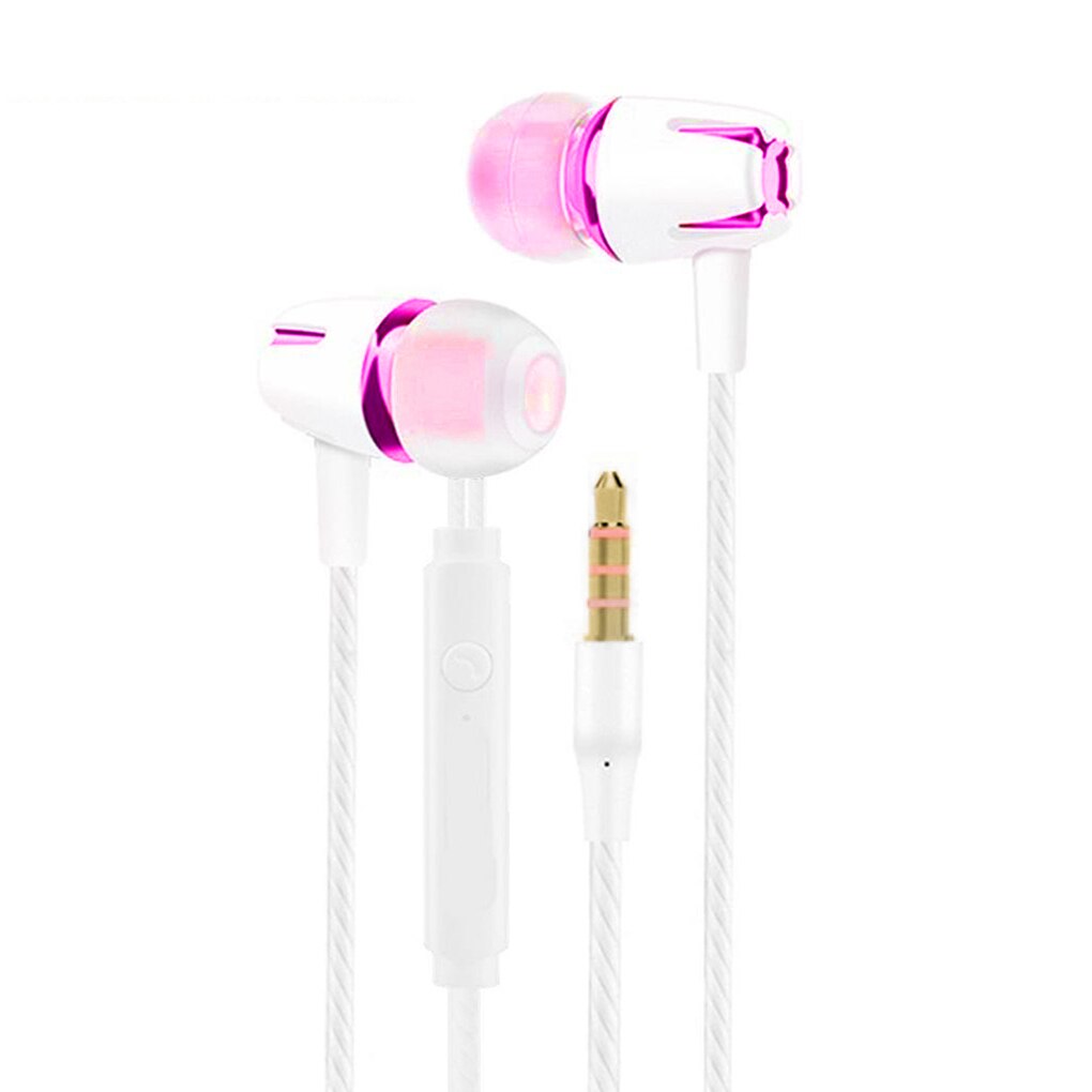 Wired Gaming Earphone Traveling in-ear Soft Eartips Headphone Music Listening 3.5mm Sports Earbuds Headset 120cm