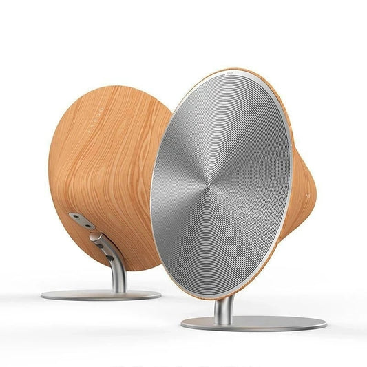 Wood Wireless Bluetooth Speaker Support NFC Touch Surface Subwoofer Home Audio Bluetooth 4.2 Audio Desktop Stereo Speaker