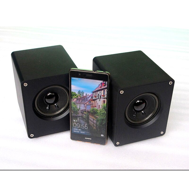 25W*2 3-inch/4-inch Aluminum Alloy Full-range Speaker Bookshelf Speakers Fever Grade A300 Al-Fe-B Magnetic Unit Computer Speaker