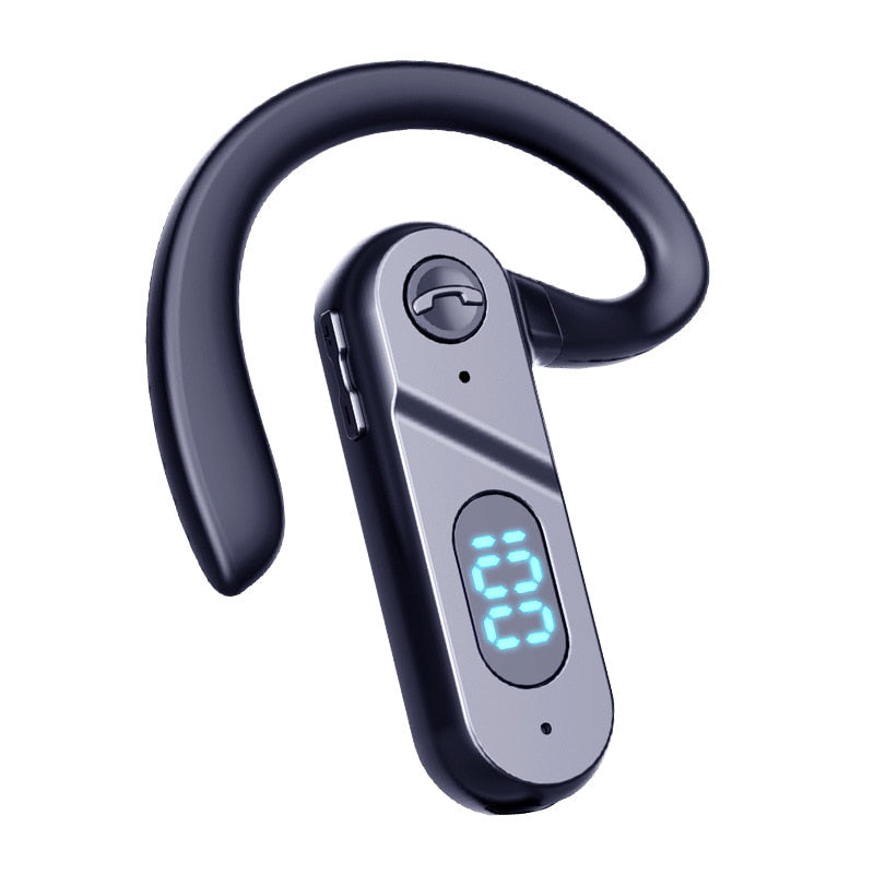 Sports Wireless Headphones Mini Ear Hook with Mic IPX4 Waterproof Ear Hooks Earphones HiFi Stereo Music Earbuds for Phone Call