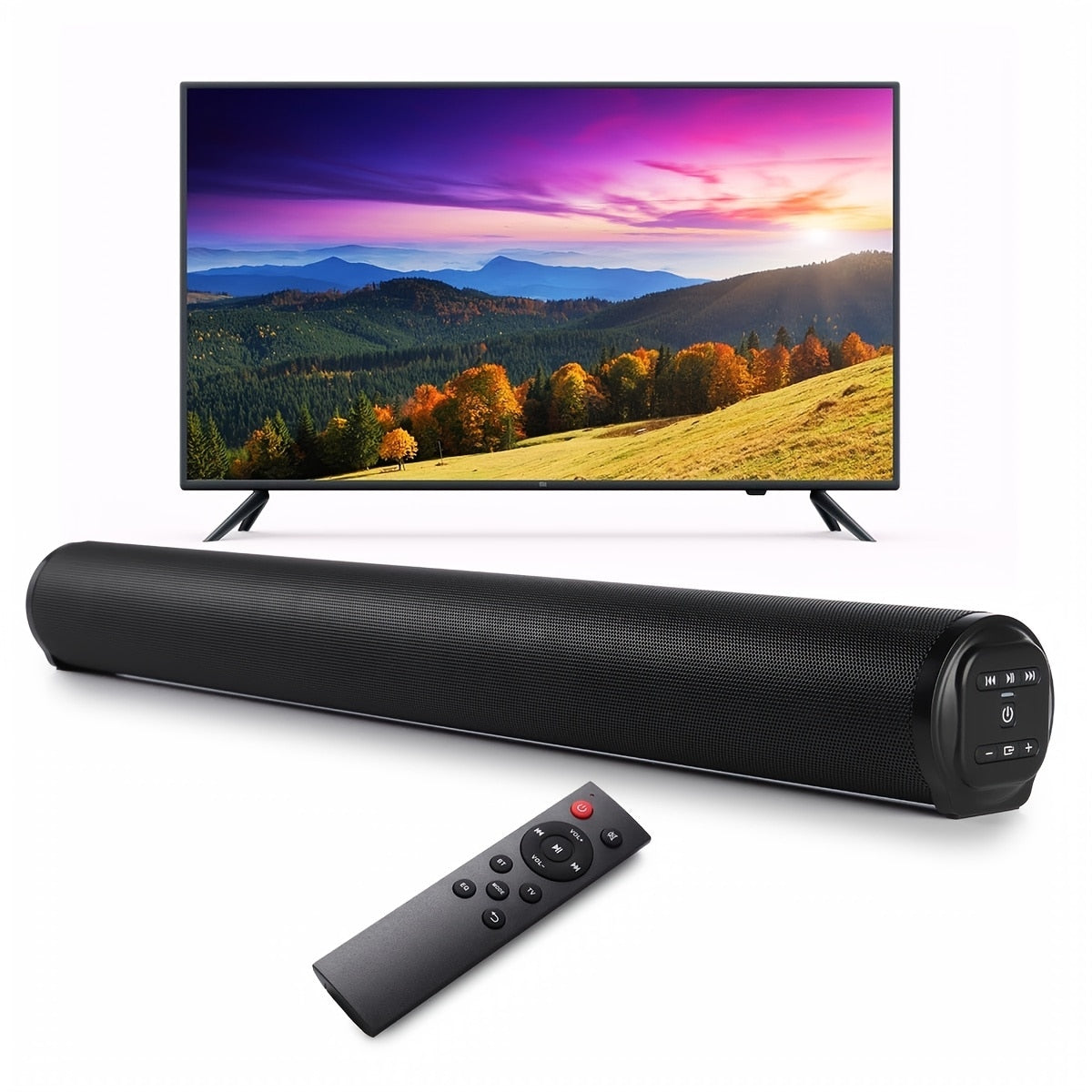 20W TV Sound Bar Wired And Wireless Bluetooth Compatible Home Surround Loundspeaker For PC Hifi Theater TV Speaker