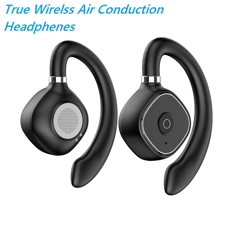 Air Conduction Bluetooth 5.3 Earphones Sport Waterproof Led Display Wireless Headphones HiFi Stereo Earbuds Open Ear Headsets