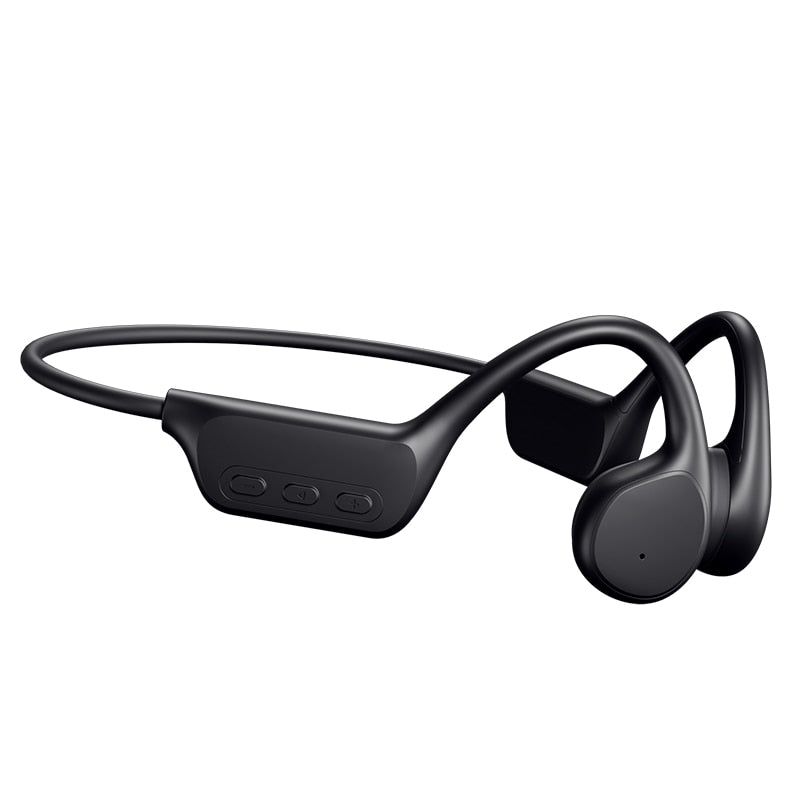 Bone Conduction Earphones Bluetooth Wireless IPX8 Waterproof MP3 Player Hifi Ear-hook Headphone With Mic Headset For Swimming