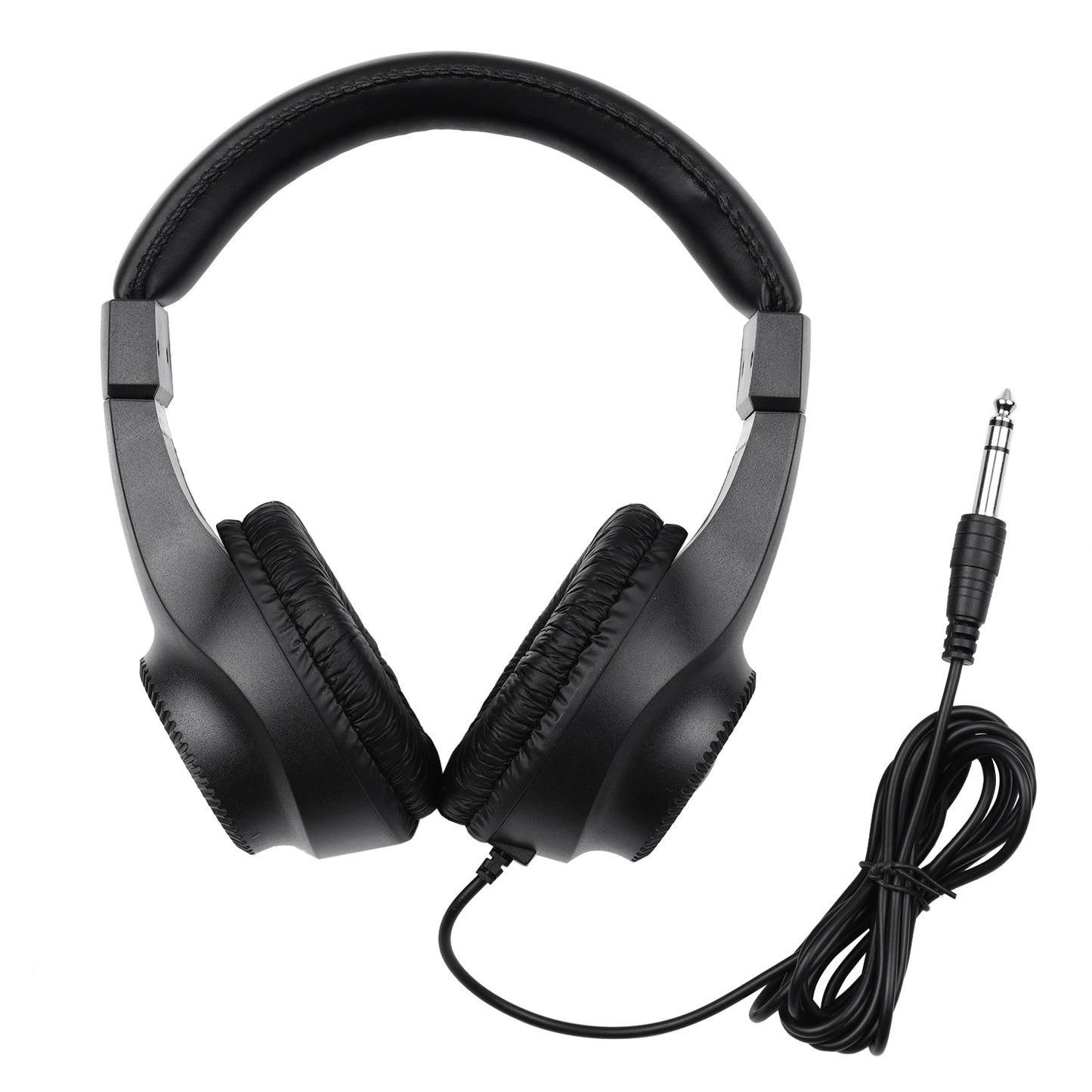 Wired Studio headphones 6.5mm Plug Headset Recording Monitor Stereo for Guitar Audio Monitoring Gaming Playing