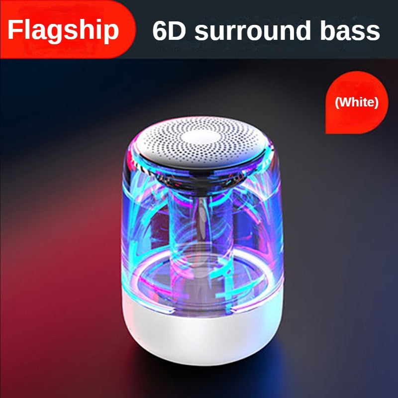 Mobile Phone Bluetooth Speaker High-quality Colorful Lights Wireless Small Sound Box Subwoofer Portable Home Impact Mini Gift