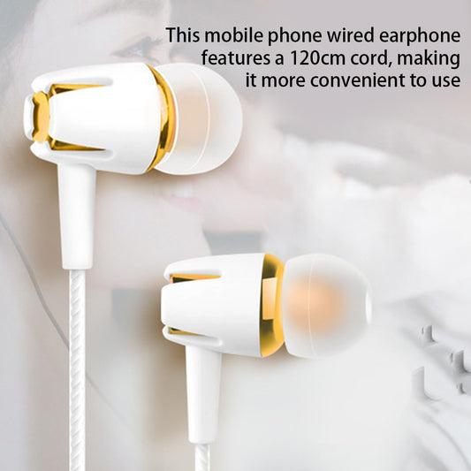 Wired Gaming Earphone Traveling in-ear Soft Eartips Headphone Music Listening 3.5mm Sports Earbuds Headset 120cm