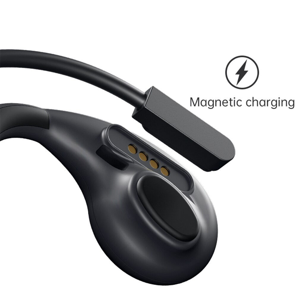 Bone Conduction earphones Wireless Bluetooth HifiEar-hook headphones Waterproof bone conduction headphone withmic Earbud Headset