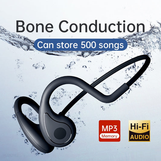 Bone Conduction earphones Wireless Bluetooth HifiEar-hook headphones Waterproof bone conduction headphone withmic Earbud Headset