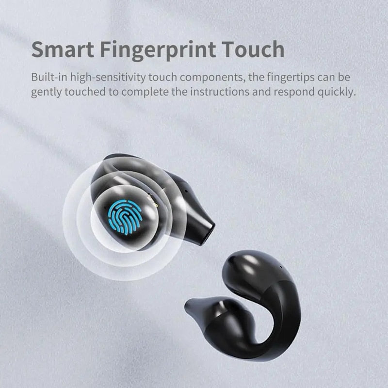 2023 NEW Original Bone Conduction Bluetooth Headsets Open Ear Clip Wireless Headphones with Mic Sports Earphones for iphone