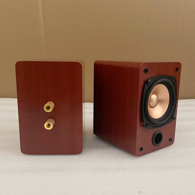 3 Inch Passive Bookshelf Speaker Home Theater System Sound Amplifier LoudSpeaker Wooden Fever Diy Computer Audio Speaker