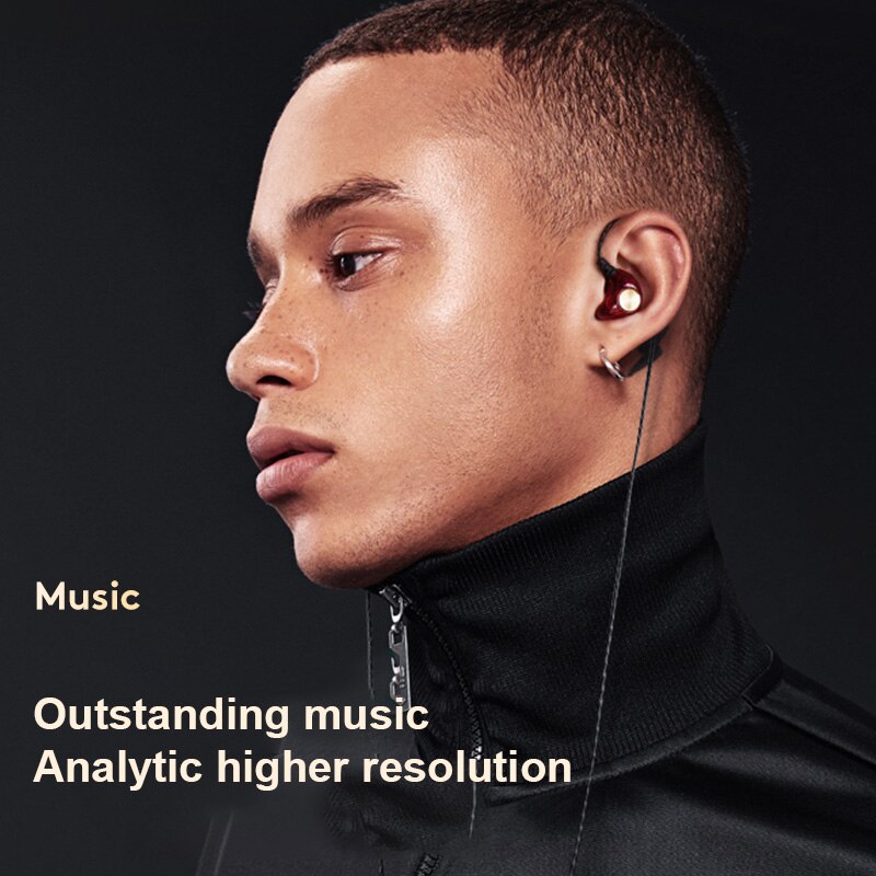 Transparent Wired Headphones 3.5mm In-Ear Earphone Headphone Stereo Bass Earbuds With Mic For Phone Xiaomi High Quality